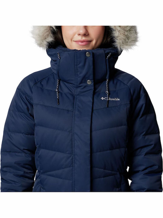 Ii Mid Късо Дамско Парка Яке за Зима Collegiate Navy