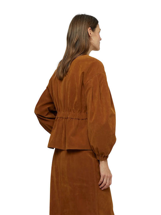 Wild Pony Women's Short Lifestyle Jacket for Winter Camel