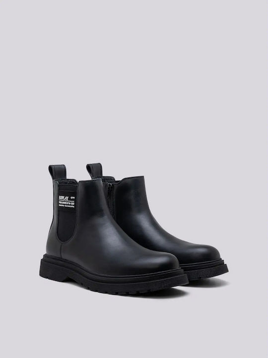 Replay Men's Chelsea Ankle Boots Black