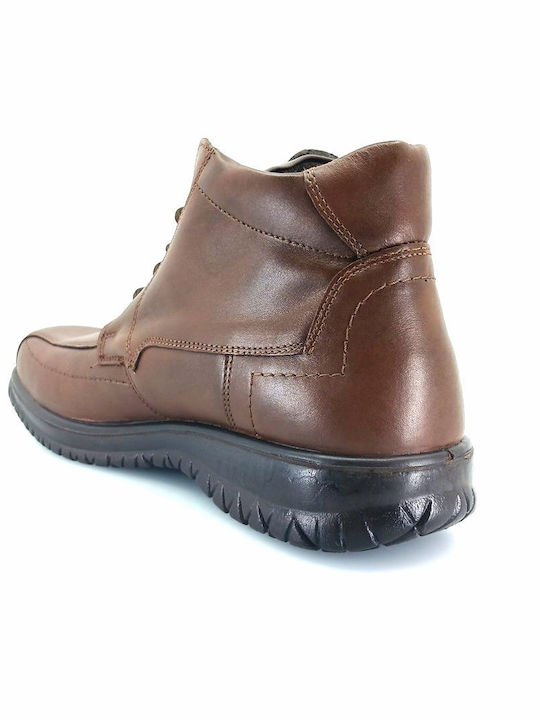 Leather Brown Men's Boots
