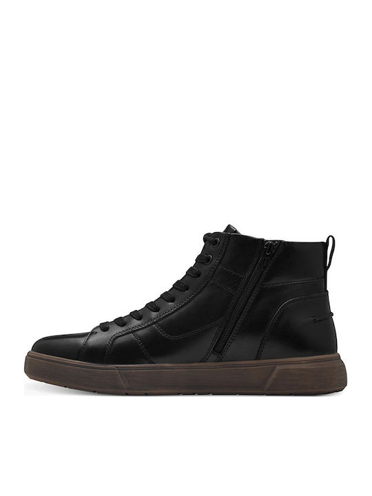 Leather Black Men's Boots Anatomical