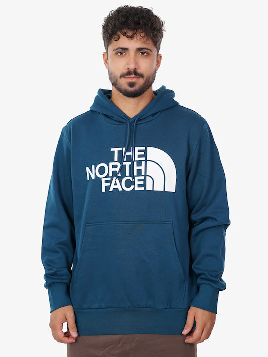 The North Face Φούτερ Πετρόλ με Κουκούλα