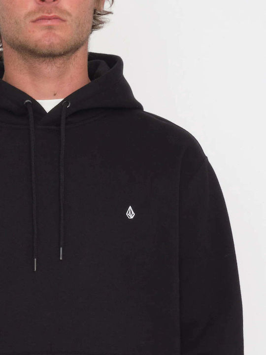 Volcom Men's Sweatshirt with Hood Black