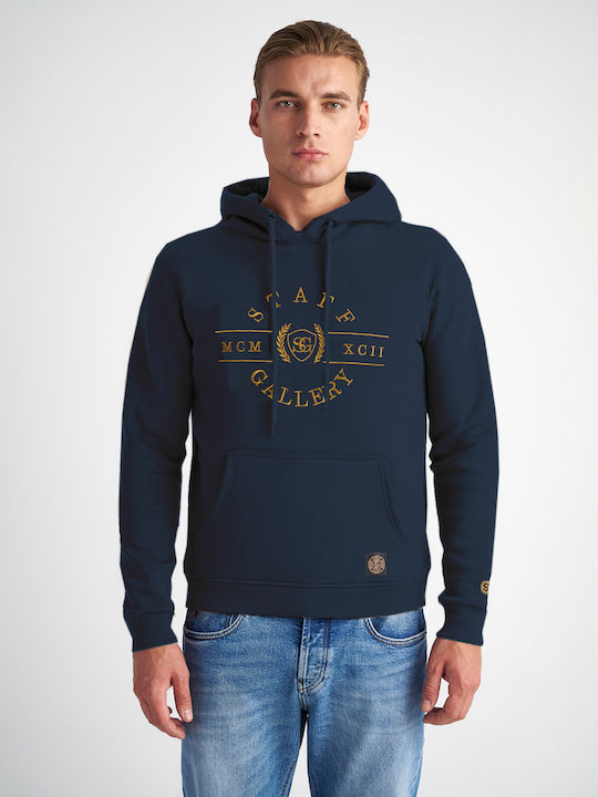 Staff Sweatshirt with Hood Blue