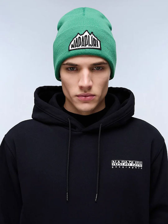 F-mountain 2 Beanie Γυναικείος Σκούφος Πλεκτός σε Πράσινο χρώμα