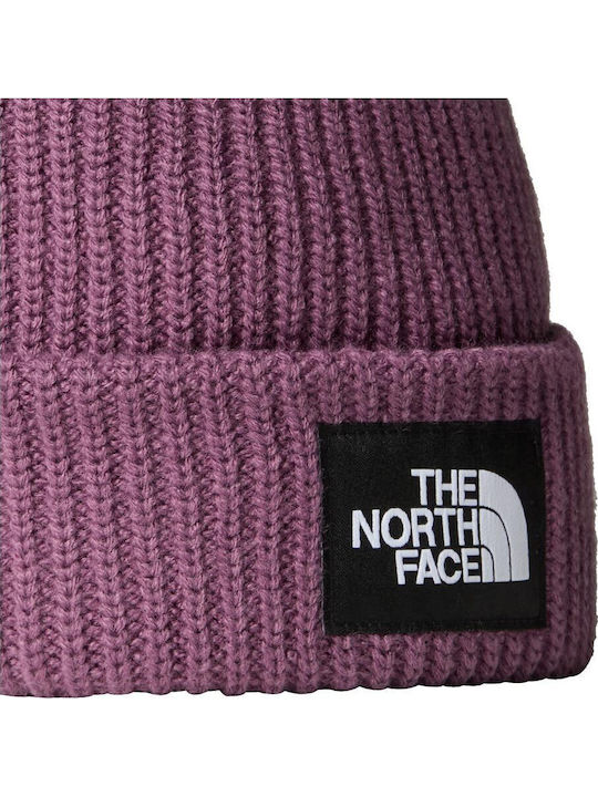 Salty Beanie Ανδρικός Σκούφος Πλεκτός σε Μωβ χρώμα