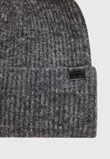Beanie Ανδρικός Σκούφος Πλεκτός σε Γκρι χρώμα