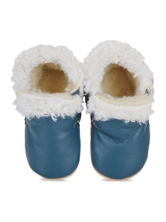 Easy Peasy Baby Hausschuhe Blau My Foublu