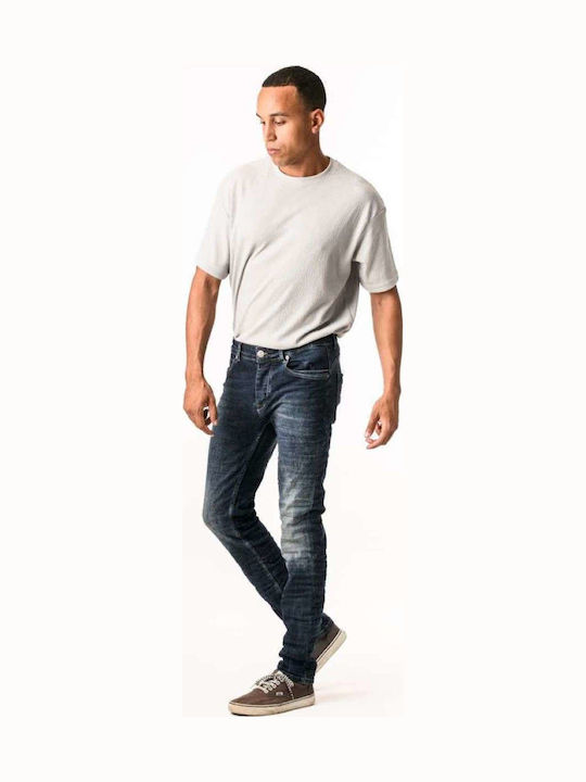 Jean Men's Jeans Pants with Slim Fit Blue