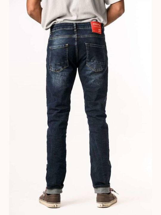 Profil Men's Denim Pants in Slim Fit Blue