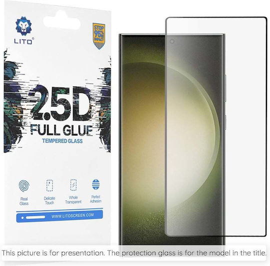 Lito 2.5D Full Glue Tempered Glass Black (Galaxy S24)