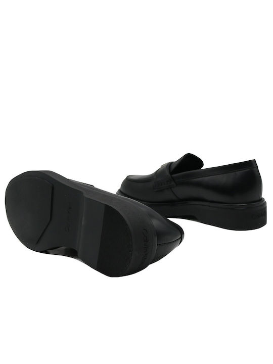 Calvin Klein Women's Loafers in Black Color