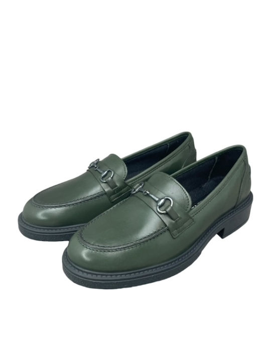 Γυναικεία Loafers σε Χακί Χρώμα