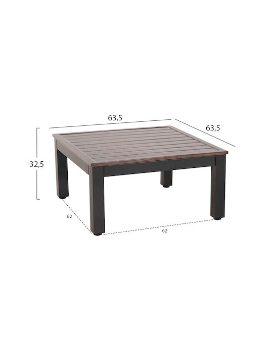 Outdoor Living Room Set Dex 3 Pieces Anthracite with Pillows