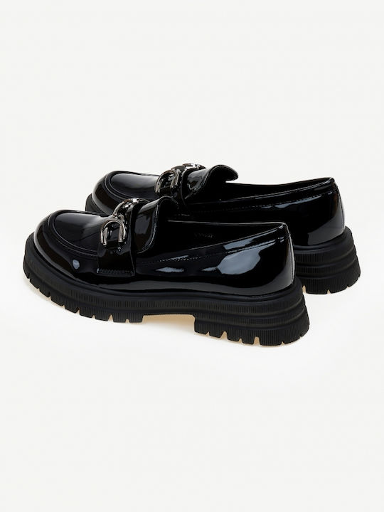 Issue Fashion Moccasini pentru femei în culoarea Negru