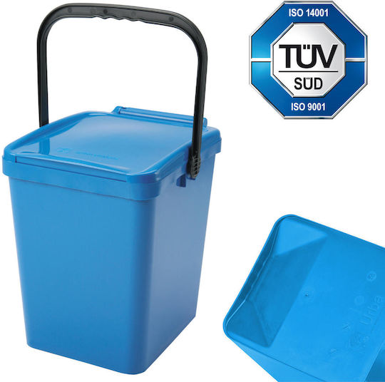 Blue Urba 21l Waste Sorting Recycling Bin
