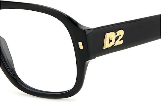 Dsquared2 Eyeglass Frame Black D2 0125 807