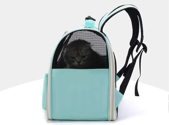 Rucksack für Hunde / Katzen bis 5.5kg Blau L37xB25xH34cm.