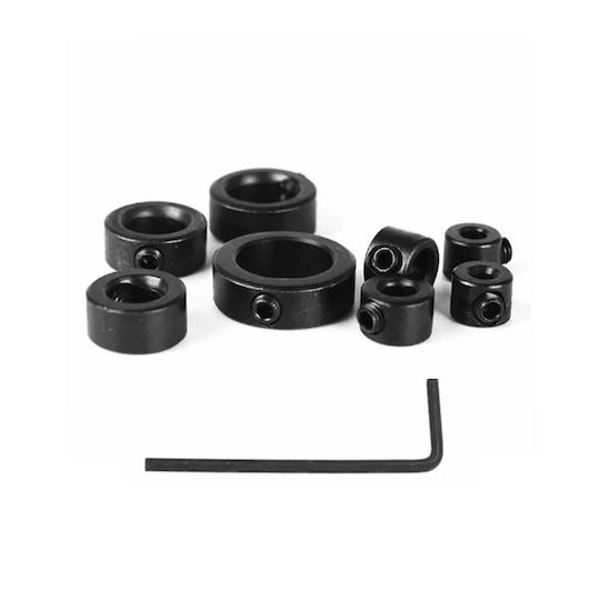 Depth Stop Drill Guide Set 3mm 4mm 5mm 6mm 8mm 10mm 12mm Benson Βν-60