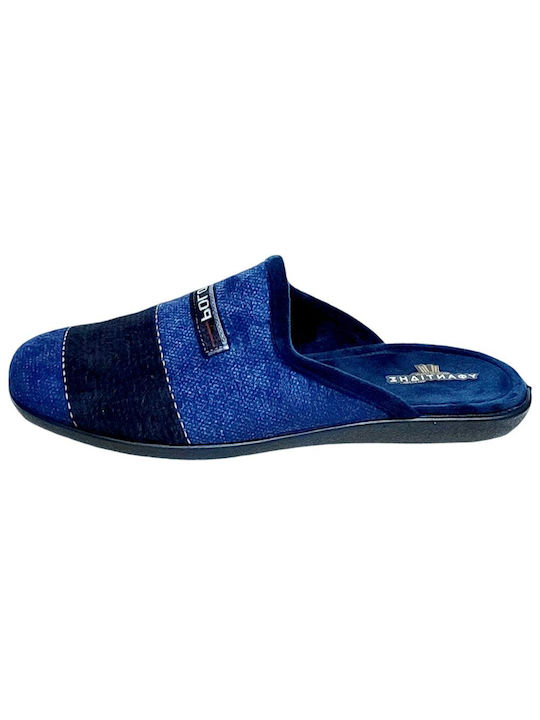 Yfantidis Men's Slipper Blue