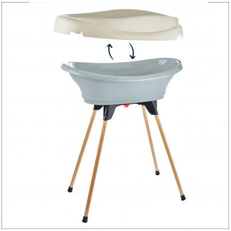 Thermobaby Baby Bath with Stand Vasco Gray