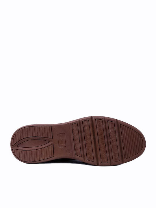 Men's Synthetic Leather Casual Shoes Brown