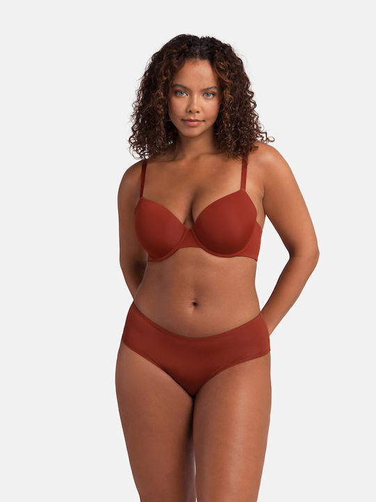 Women's Slip with Lace Black/coral