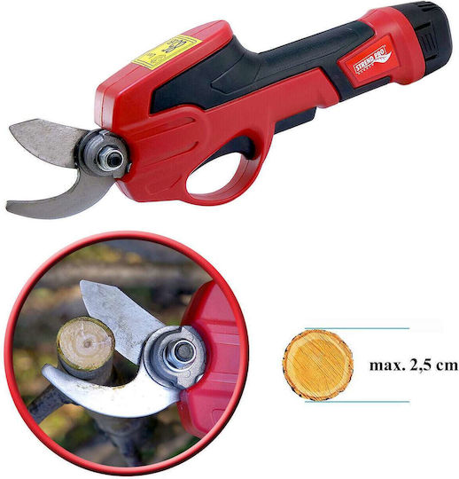 Strend Pro Ψαλίδι Κλαδέματος 7.2V με 1 Μπαταρία & Μέγιστη Διάμετρο Κοπής 25mm