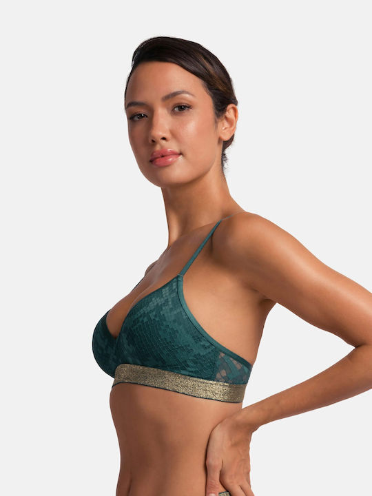 Dorina Women's Bralette Bra Green/beige