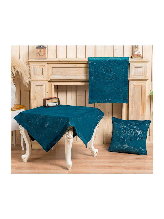 Liolios Home Runner Metal Petrol 45x160cm