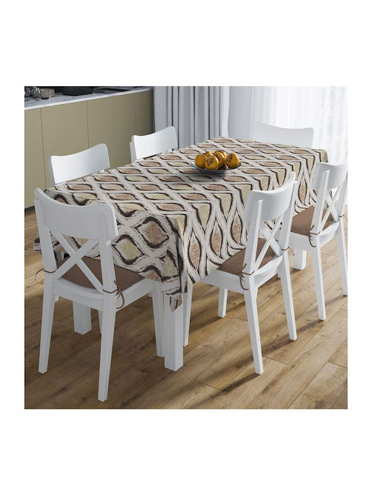 Dimcol Ράνερ Αλέκιαστο Σετ 2τμχ Cyclops 460 460 Beige 140x220εκ.