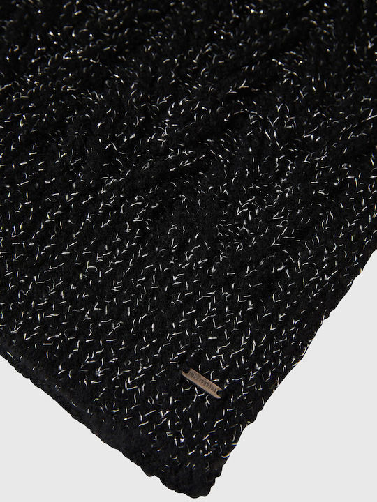 Women's Knitted Scarf Black
