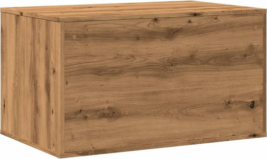 vidaXL Katzentoilette Geschlossen Braun L80 x B50 x H45cm