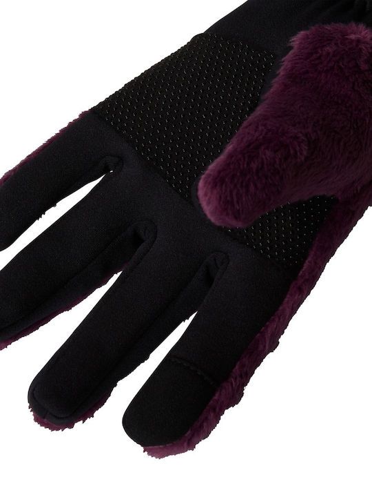 The North Face Women's Fleece Touch Gloves Purple Etip