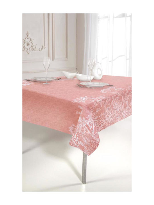 Saint Clair Τραπεζομάντηλο Αλέκιαστο 1028 Coral 145x180εκ.