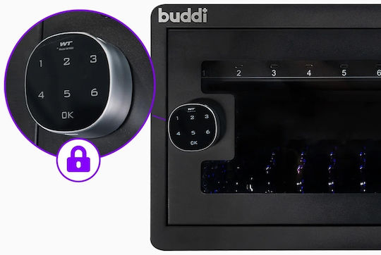 Buddi с 10 USB-A порта и 10 USB-C порта 300W Черен (Locker за Кινητών)