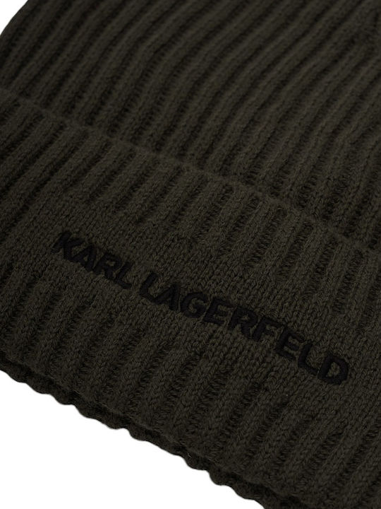 Beanie Ανδρικός Σκούφος Πλεκτός σε Πράσινο χρώμα
