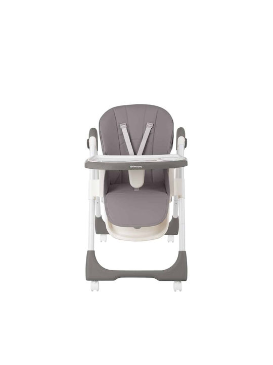 Kikka Boo Spicy Foldable Baby Highchair with Adjustable Height Grey