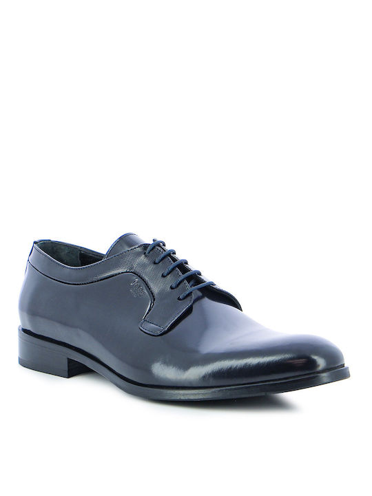 Men's Leather Dress Shoes Spazz Point Blue