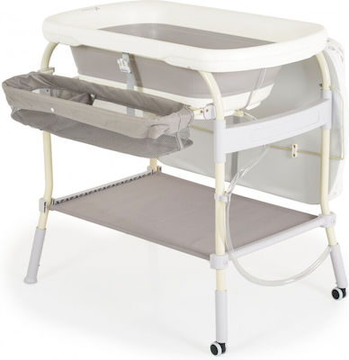 Cangaroo Baby Bath-Changing Table with Thermometer Gray