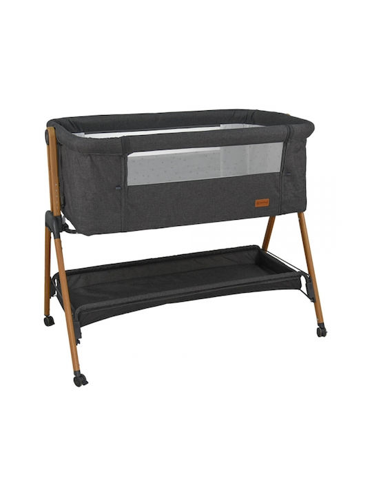 Bebe Stars Cradle Crystal with Mattress and Wheels Olive