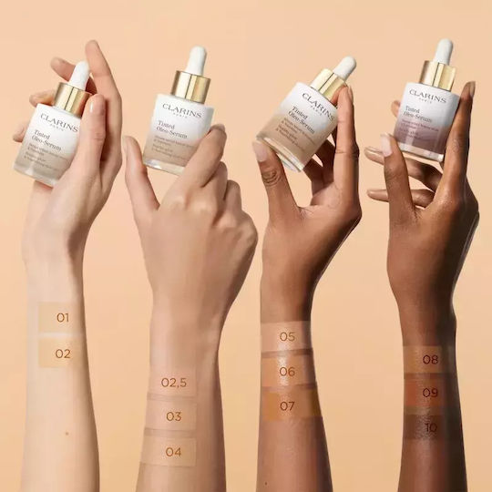 Clarins Tinted Oleo-serum Skin Tone Evening Oil Serum Shade 01 30