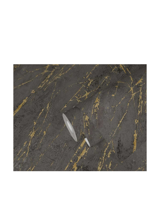 Tapet de Perete 1000x53cm Vinil Gri Lavabil
