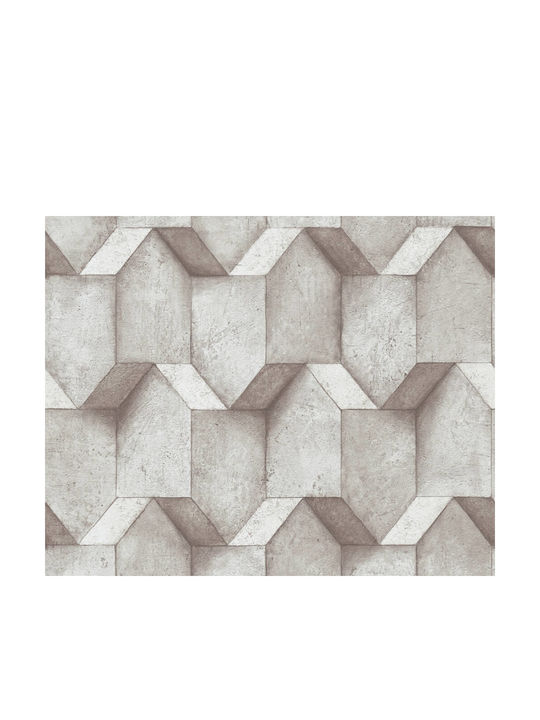 Wall Wallpaper Vinyl Beige 1000x53cm Washable
