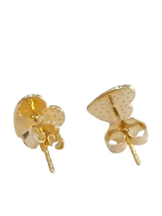Prince Silvero Earrings made of Silver Gold Plated with Stones
