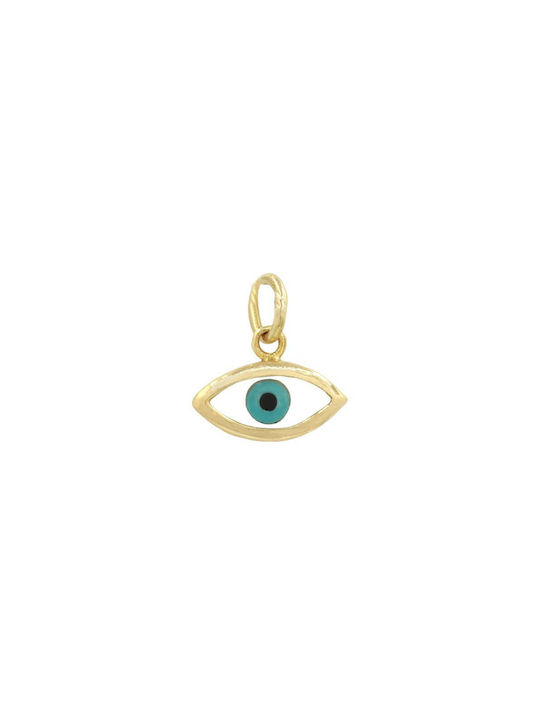 Q-Jewellery Charm Eye from Gold 14K