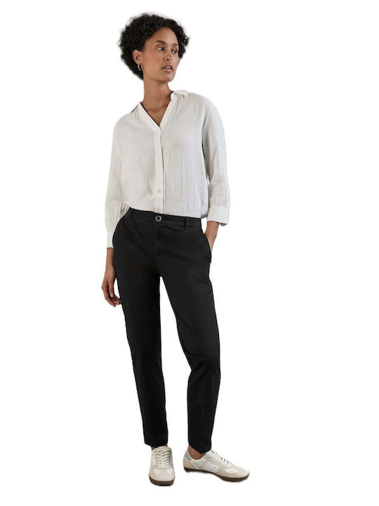 Street One Women's Cotton Trousers Black