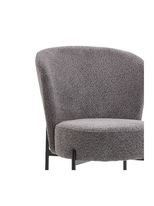 Houlian Dining Room Fabric Chair Gray 44x66x89cm