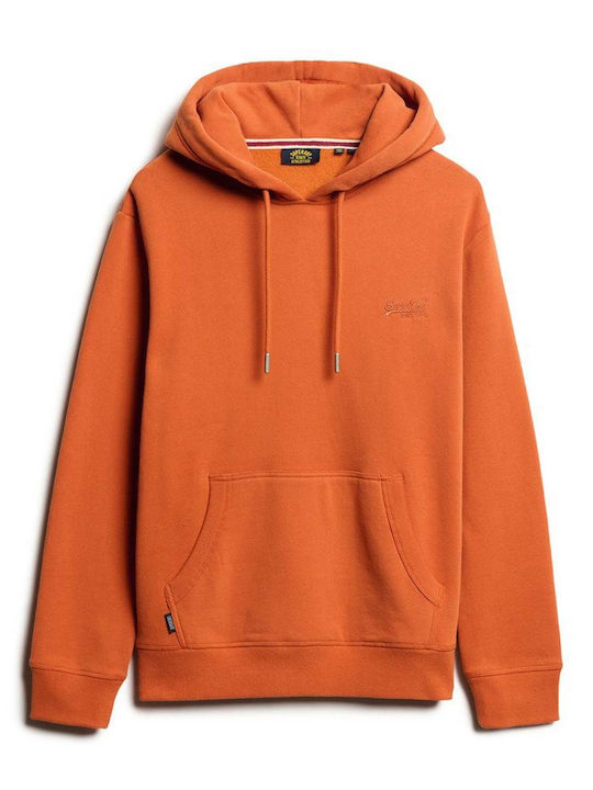 D1 Ovin Sweatshirt with Hood Brown