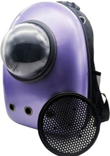 Dog/Cat Carrying Purple Backpack L42xW30xH25cm
